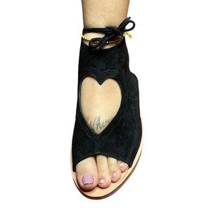 Cornetti LEFT Single Suede Leather Sandals Heart